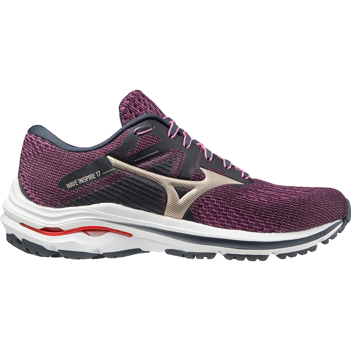 running in patterned designs Women's Wave Inspire 17