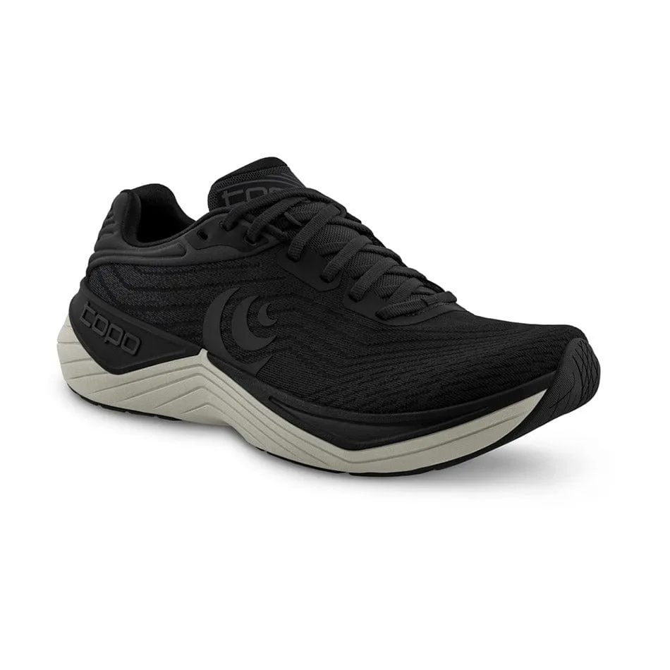 Topo Men's Ultrafly 5 Running Shoes Black/Charcoal AW24 cushion - soft shoes noiseless - movement shoes