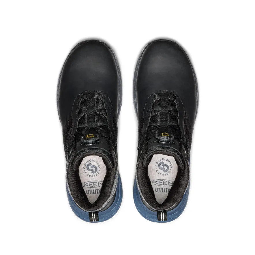 Summer Base Body Align Men's Snapline RF Waterproof Boot (Carbon Toe)  |  Vintage Indigo/Black