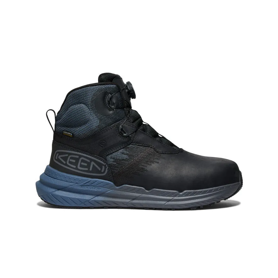 Bold Tone Street Fit Men's Snapline RF Waterproof Boot (Carbon Toe)  |  Vintage Indigo/Black