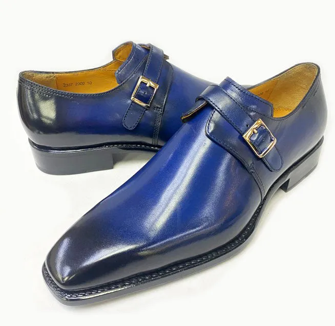 Opera Night Ugo Vasare "Brooks" Monkstrap Shoe Navy