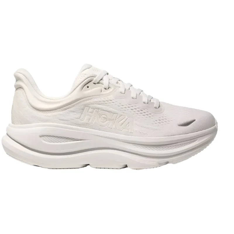 HOKA Bondi 9 B Womens Running Shoes Leather Material