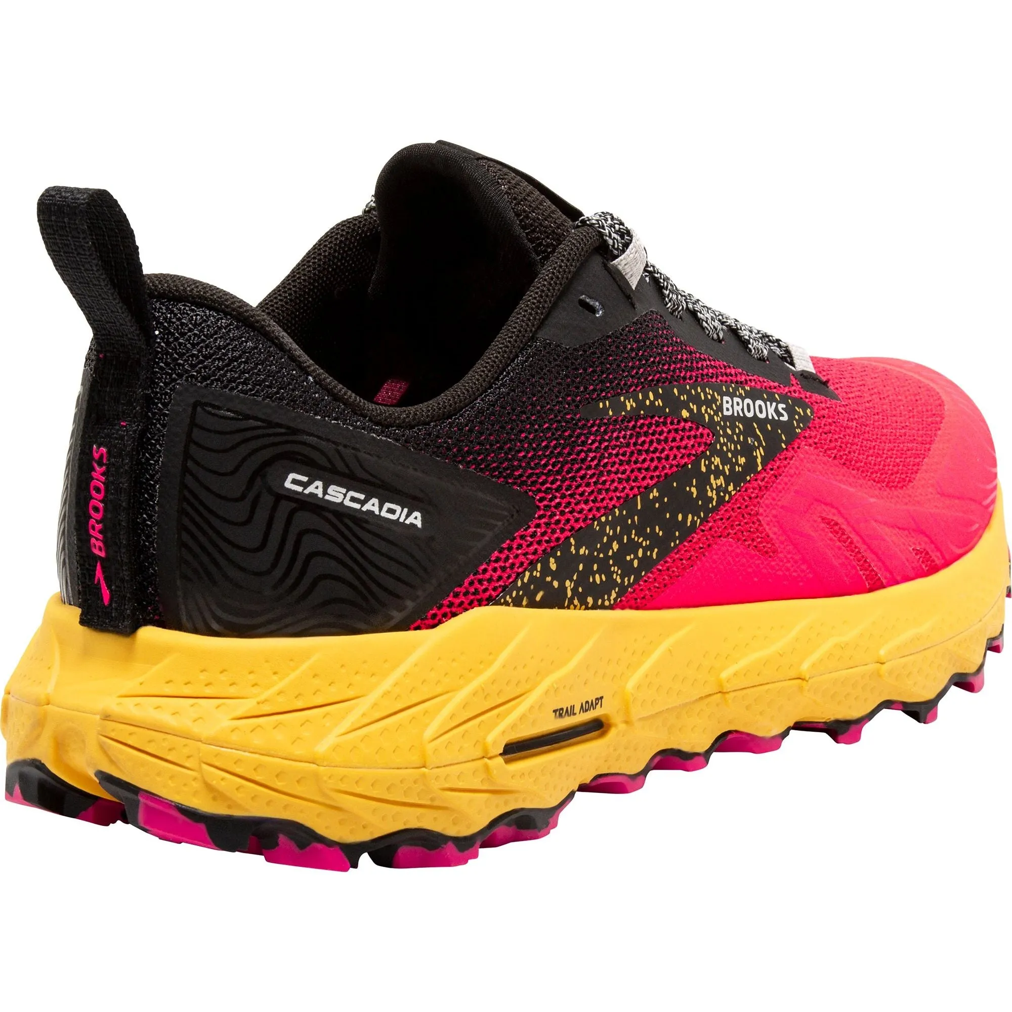 Brooks Cascadia 17 Womens Trail Running Shoes - Pink Muscle Build Quick Fit