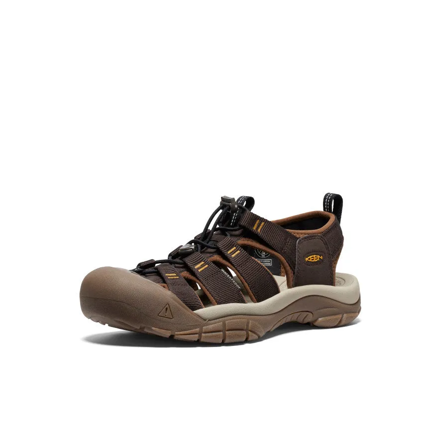 Comfortable Soles Textile upper supports breathability and stretch Men's Newport H2 Sandal  |  Java/Golden Yellow