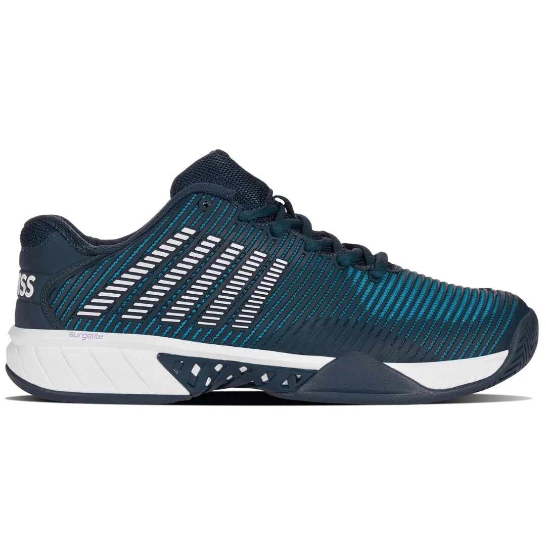 Modern Touch All Function K Swiss Hypercourt Express  AC Men Tennis Shoes  - Reflecting Pond/White