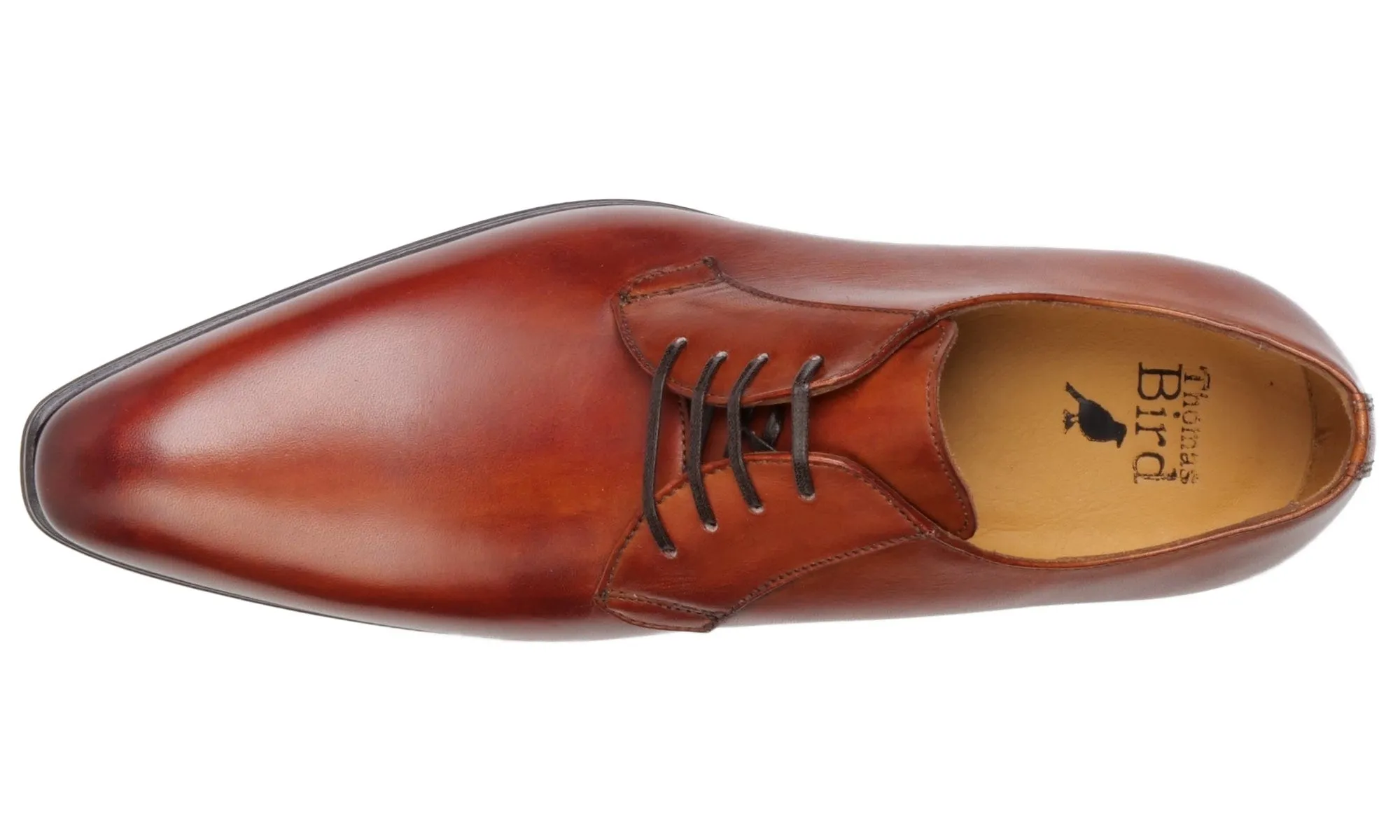 Buckingham Derby Blucher Chestnut City Style Laced Style