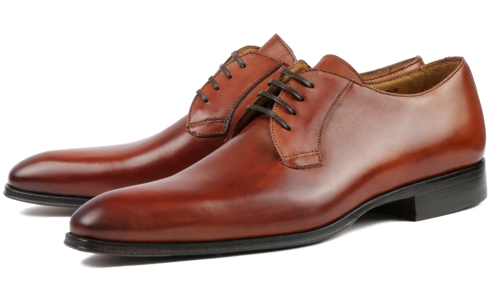 Buckingham Derby Blucher Chestnut Lightweight Daily Comfort Seasonal Look