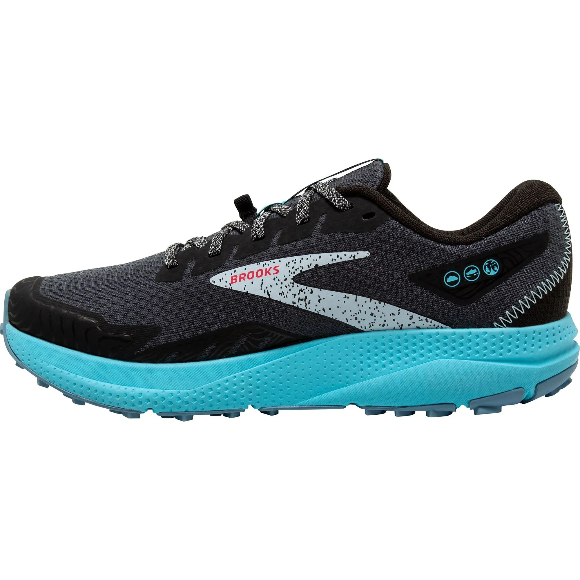 Effortless Motion Natural Fit Brooks Divide 4 Womens Trail Running Shoes - Black