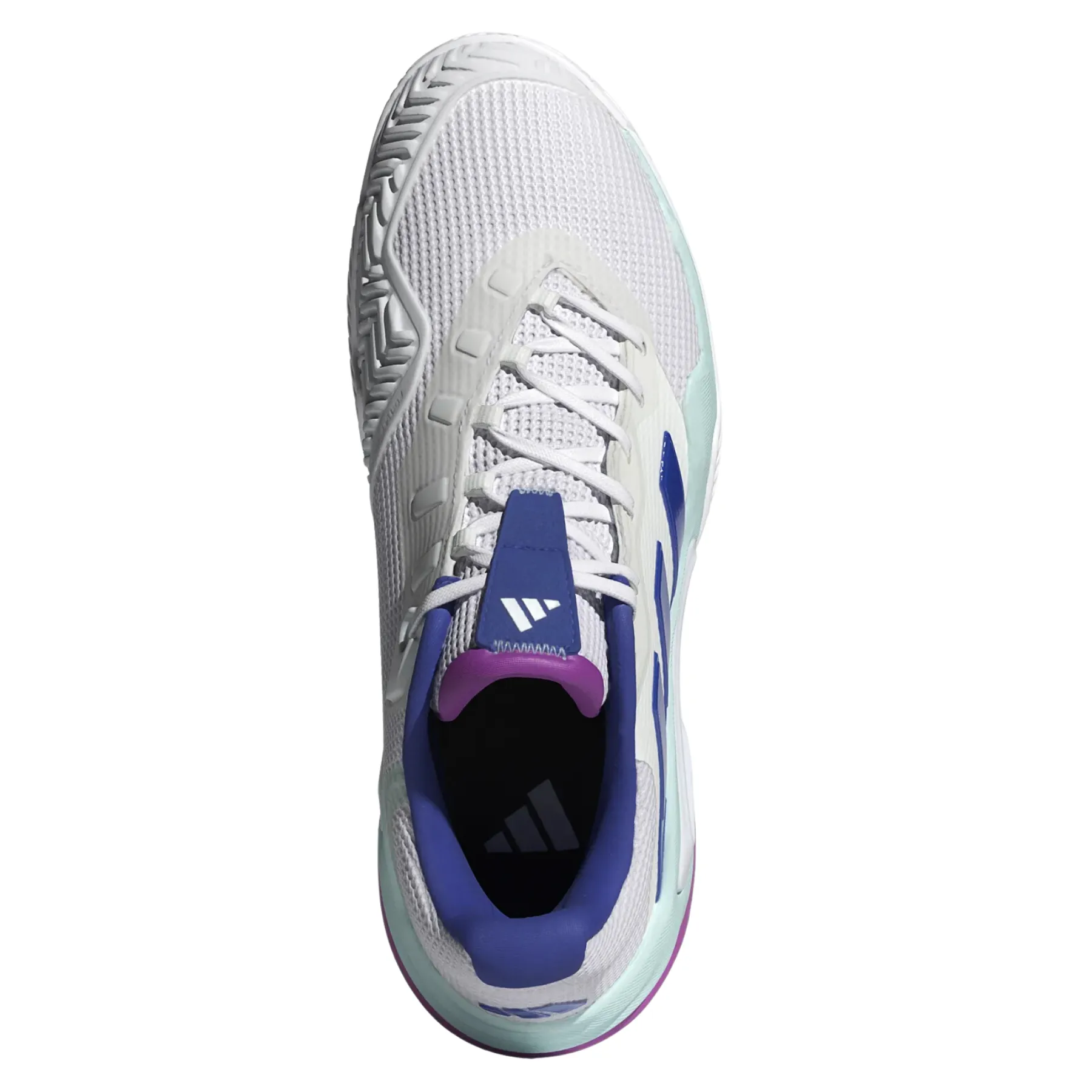 Lace System Adidas Barricade 13 Men Tennis Shoes - White/LUCBLU/SEFLAQ