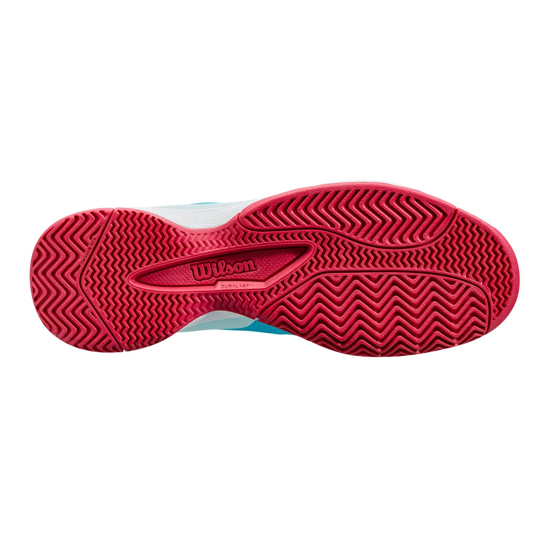 Wilson Rush Pro JR 4.0 QL Tennis Shoes - Scuba Blue/ White/ Love Potion Stability Support