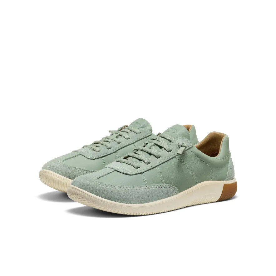 Fast pace Elastic laces Women's KNX T-Toe Sneaker  |  Iceberg Green/Birch