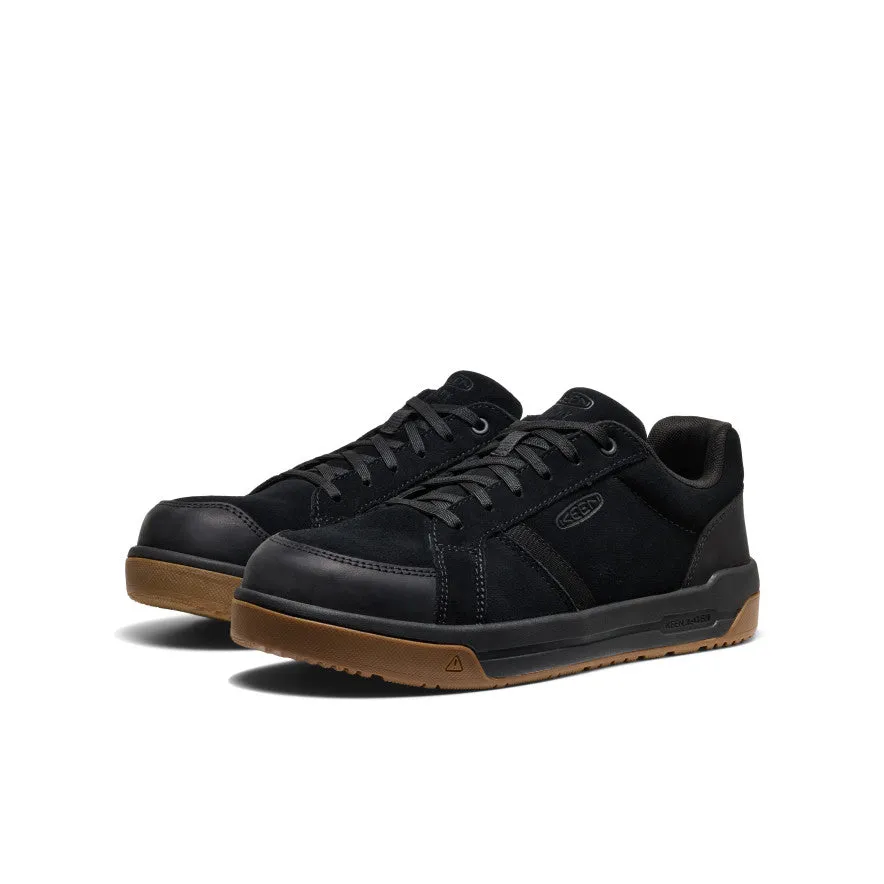 Fast Track Modern Edge Men's Kenton  ESD Work Shoe (Carbon Toe)  |  Black/Gum