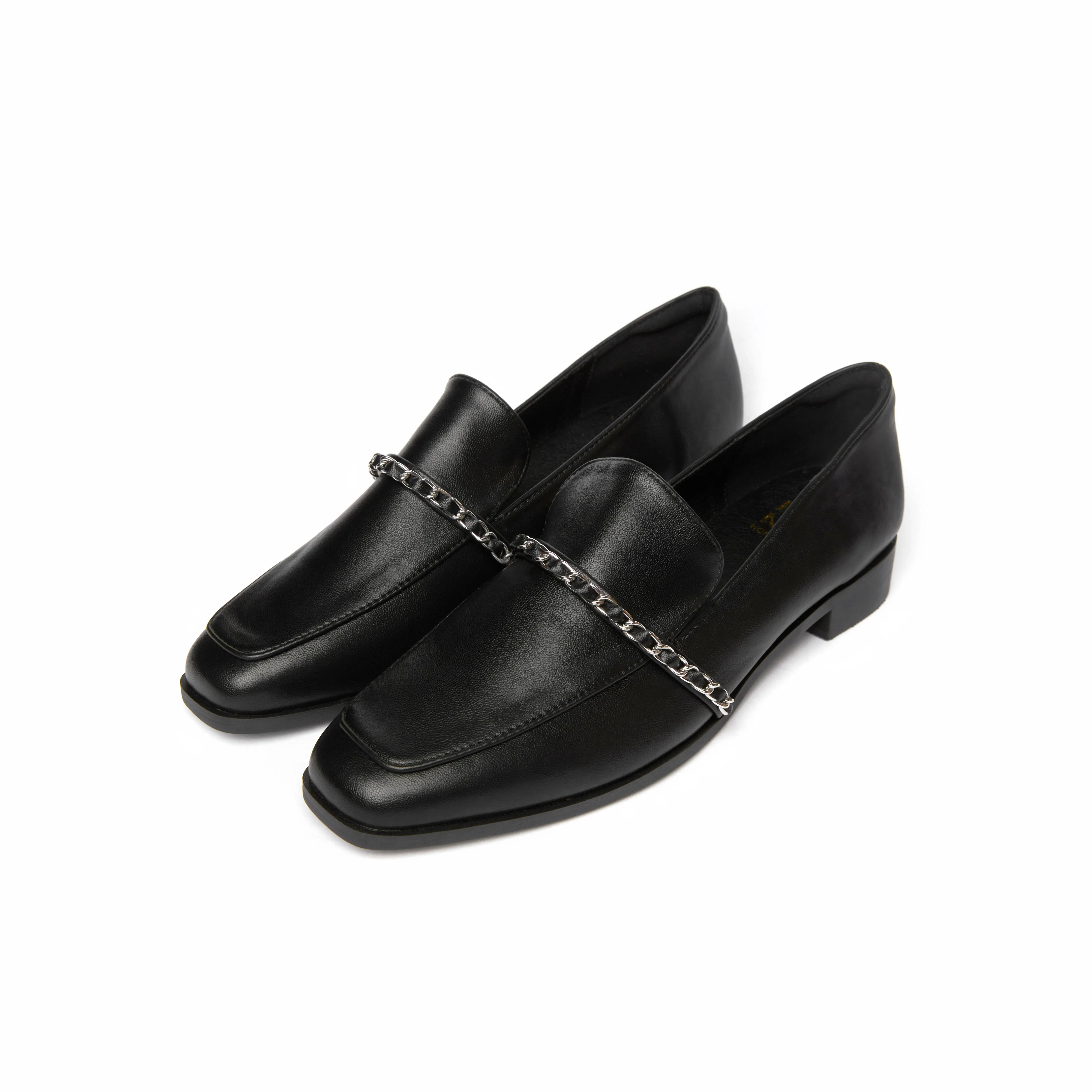 Gentle Support Classic Casual Shoes Kenni Chain Loafers - Black (BLK)