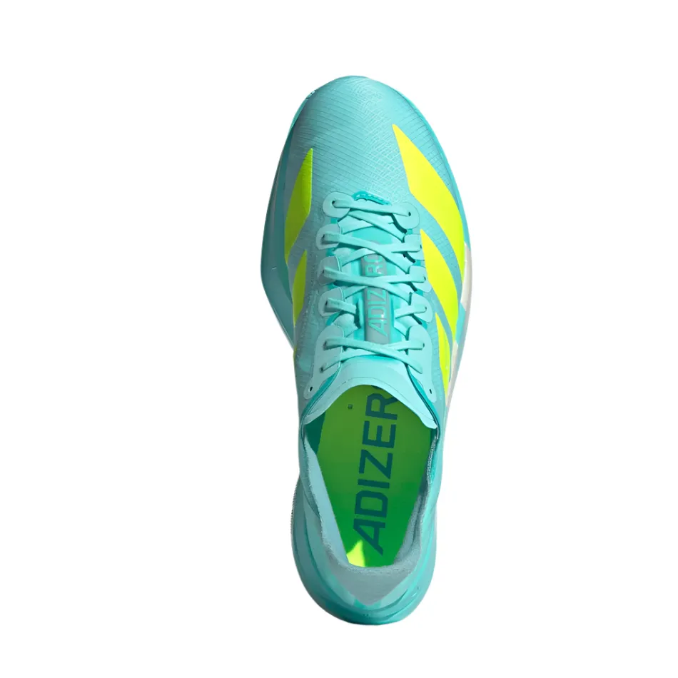 Rural tap shoes Adidas Men's Adizero Adios Pro 4 Running Shoes in Flash Aqua/Lucid Lemon/Mint Ton AW25