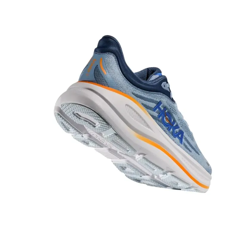 HOKA Bondi 9 D Mens Running Shoes QuickDryFabric fluorescent
