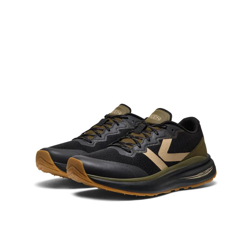 Men's WK500 Walking Shoe  |  Black/Dark Olive Zen Step Core Flex