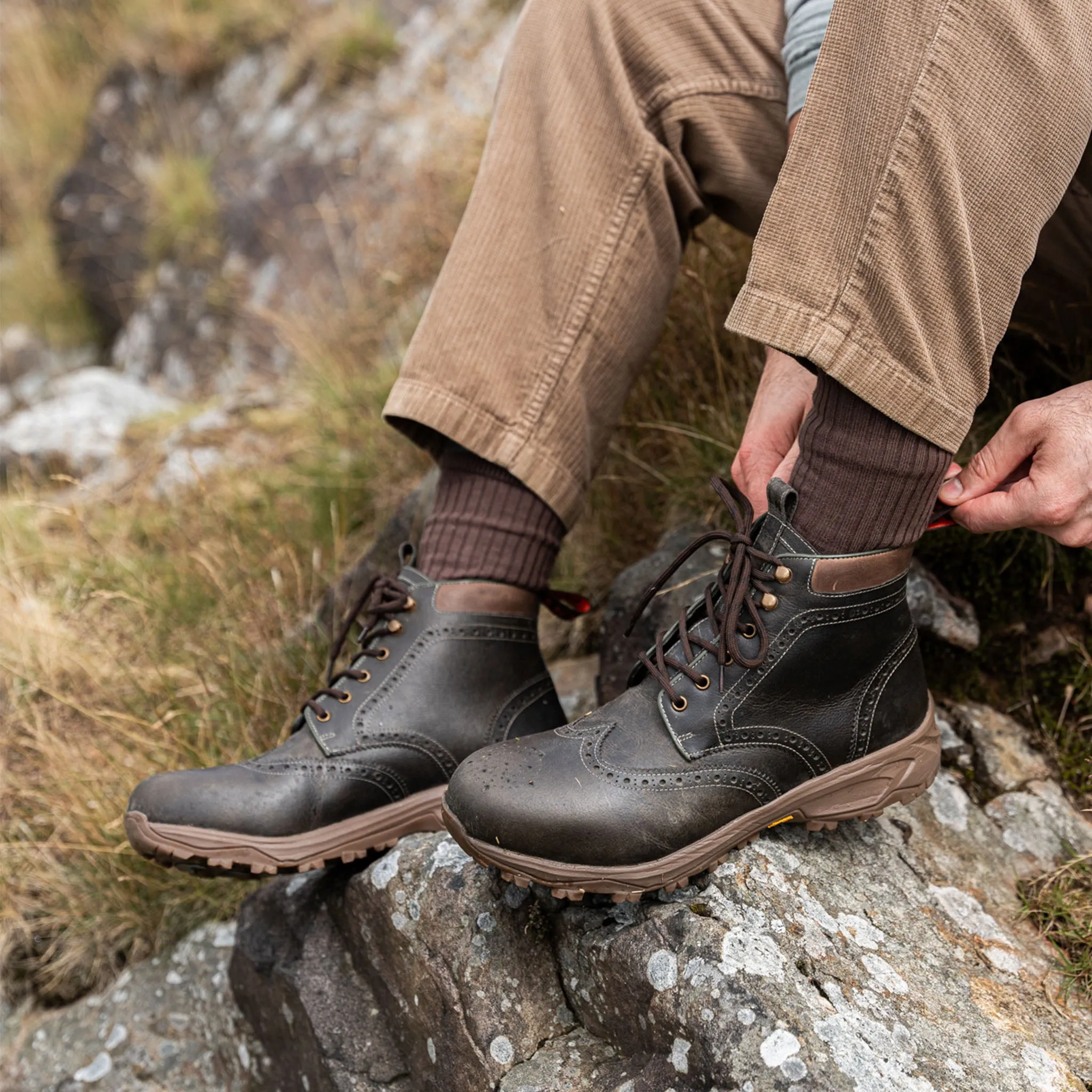 Comfort Leather PENDLE // BOTTLE GREEN