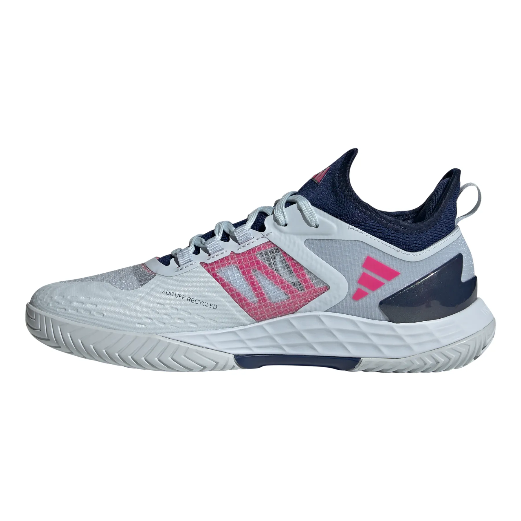 Adidas Adizero Ubersonic 4.1 Men Tennis Shoes - Halo Blue/Dark Blue/Team Shock Pink All Day