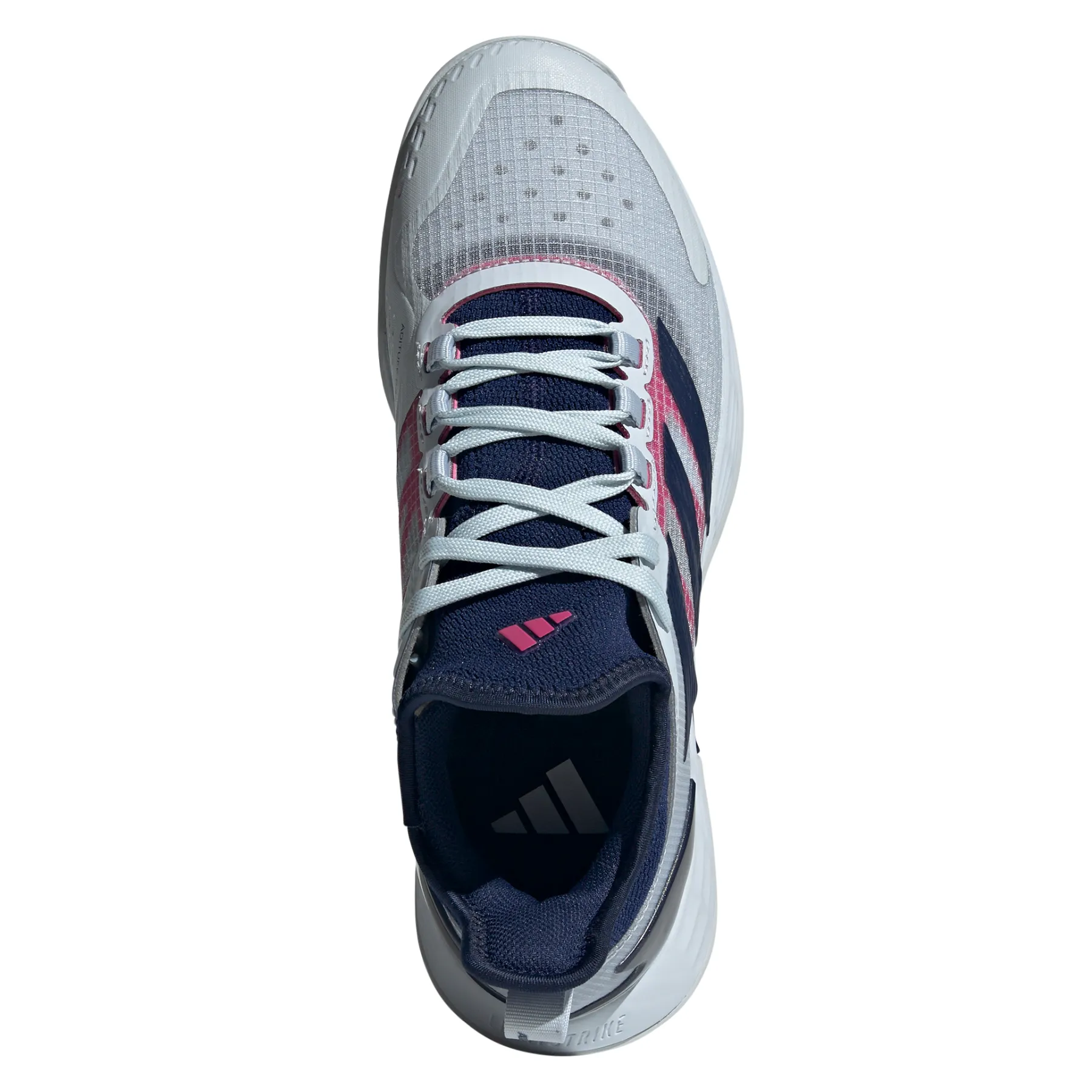Adidas Adizero Ubersonic 4.1 Men Tennis Shoes - Halo Blue/Dark Blue/Team Shock Pink fitness enthusiasts Soft outsole