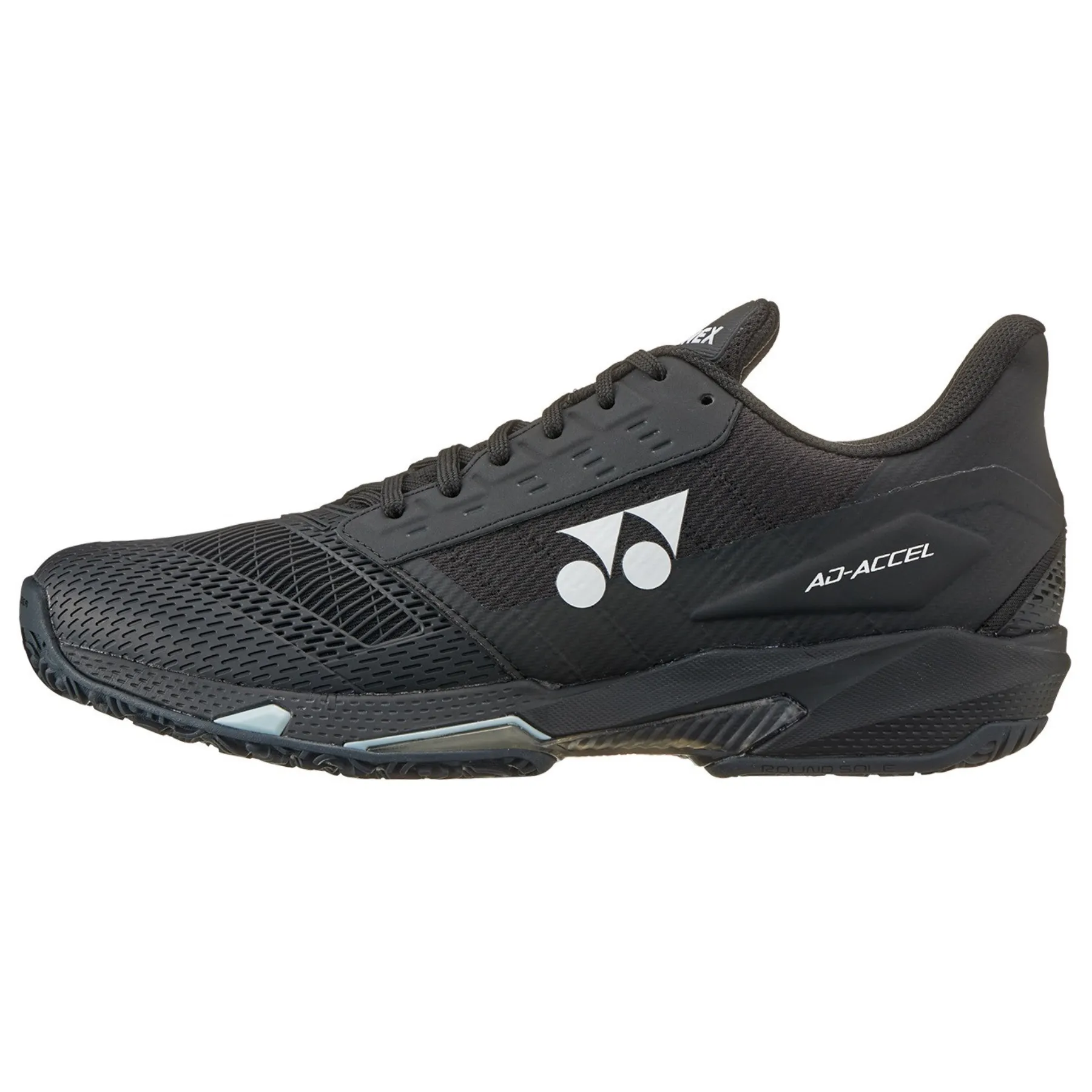 Yonex AD Accel CLAY Court Mens 2024 Mens Tennis Shoes -Black Flex Fit Breathable panel
