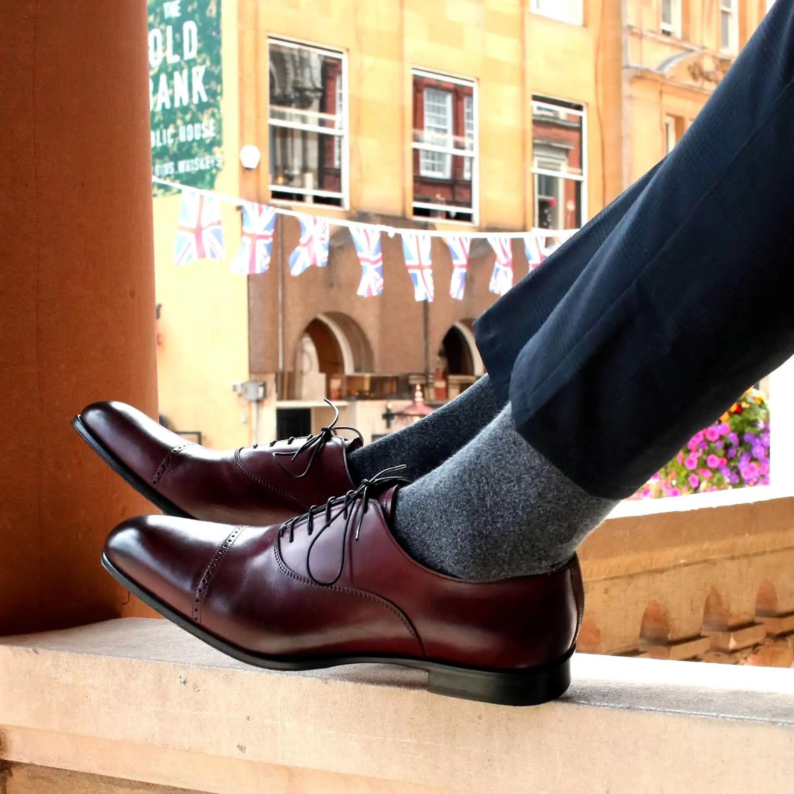 Harrow Cap Toe Oxford Oxblood Timeless Comfort Effortless Style