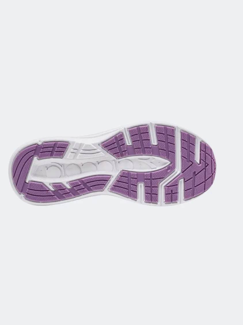 Skate Cool Diadora Snipe Ps Girls Running Shoes Silver/Violet Berry