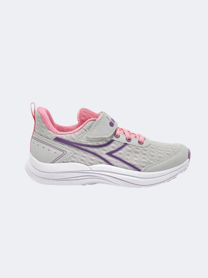 Diadora Snipe Ps Girls Running Shoes Silver/Violet Berry Winter Chill