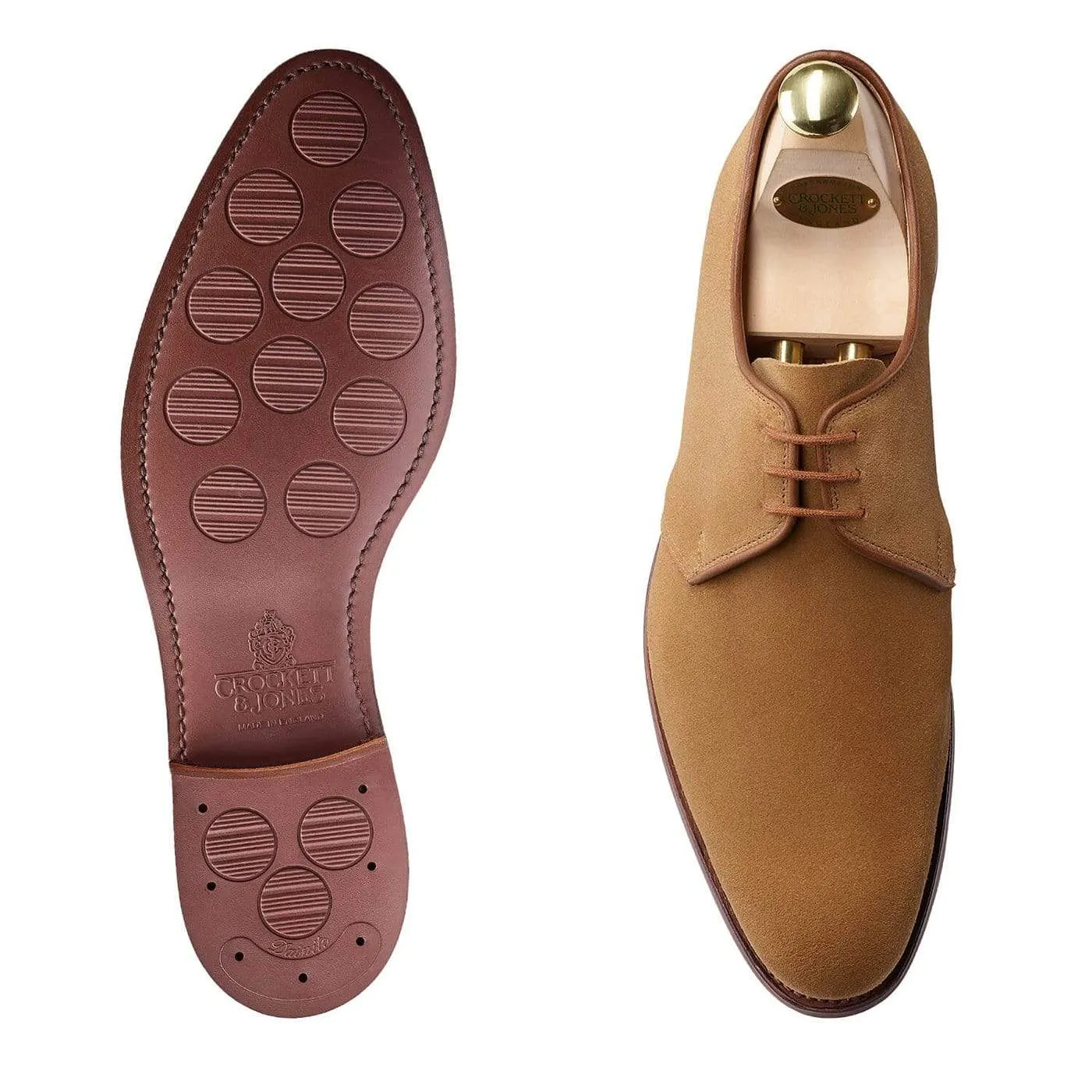 Flexible Comfort Step Smooth Polished Look Helston 2 Camel Suede