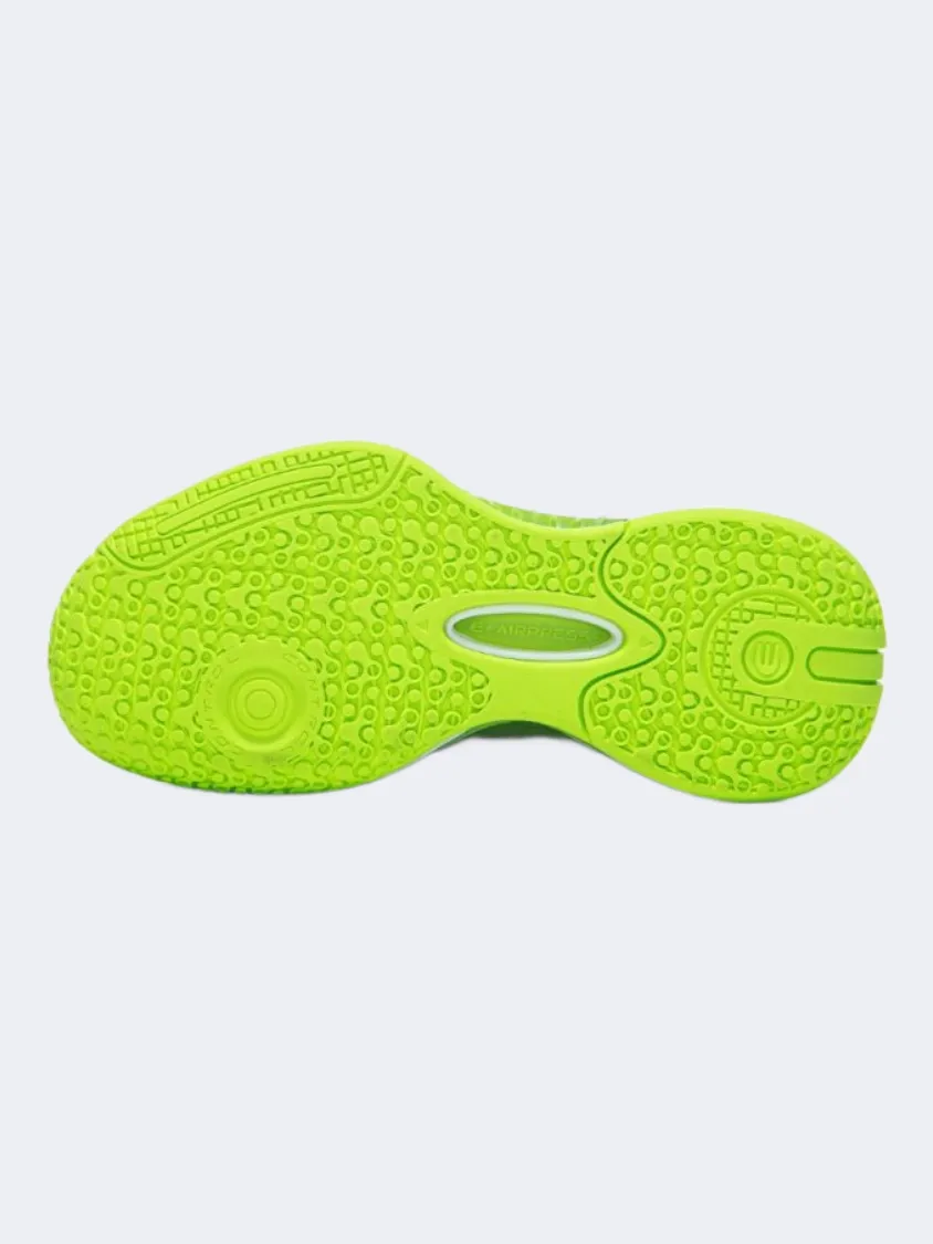 Erke Kids-Boys Basketball Shoes Black/Yellow/Green Wild Trek