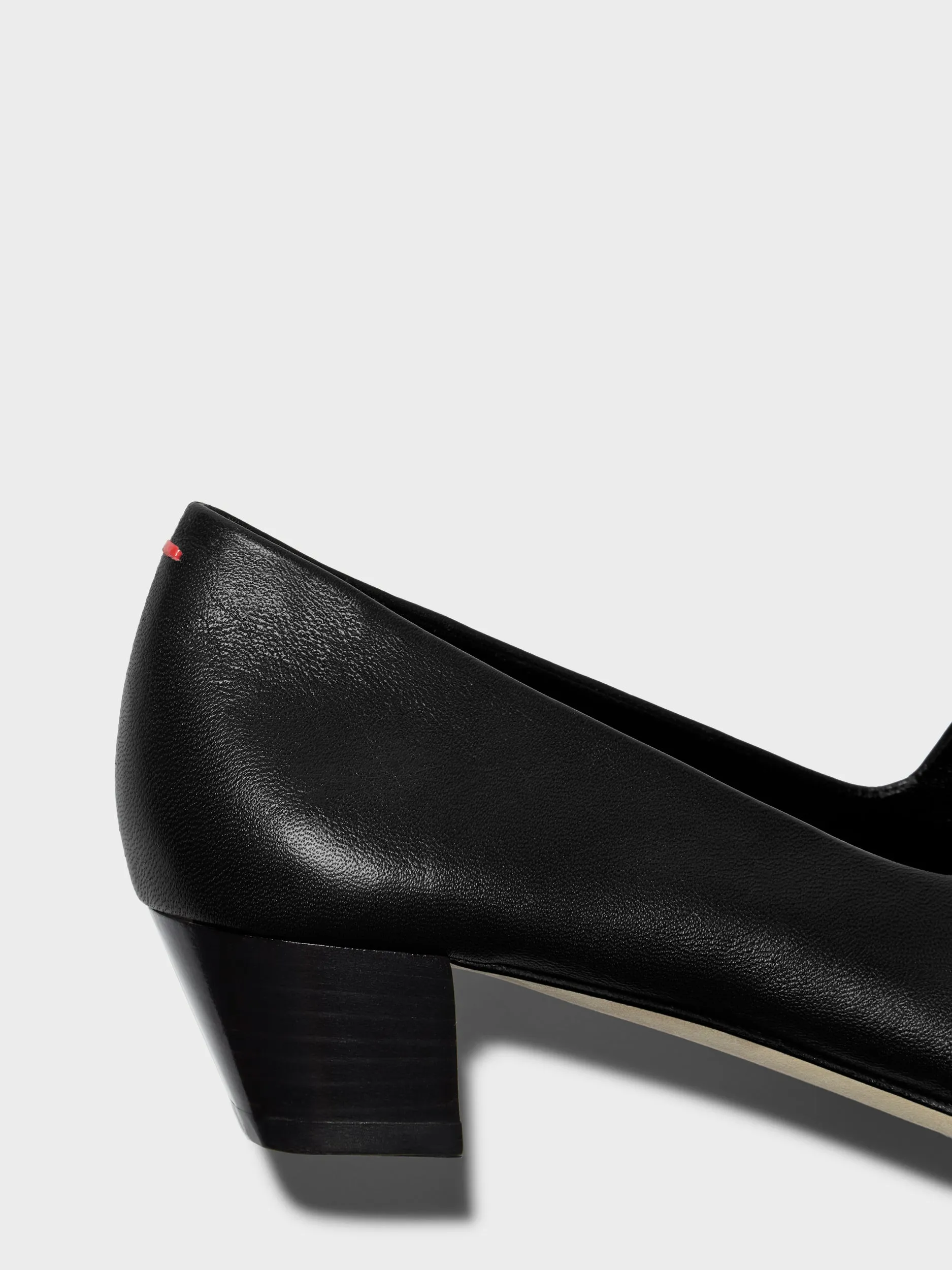 Gabby Almond-Toe Loafers Fringed Tongue