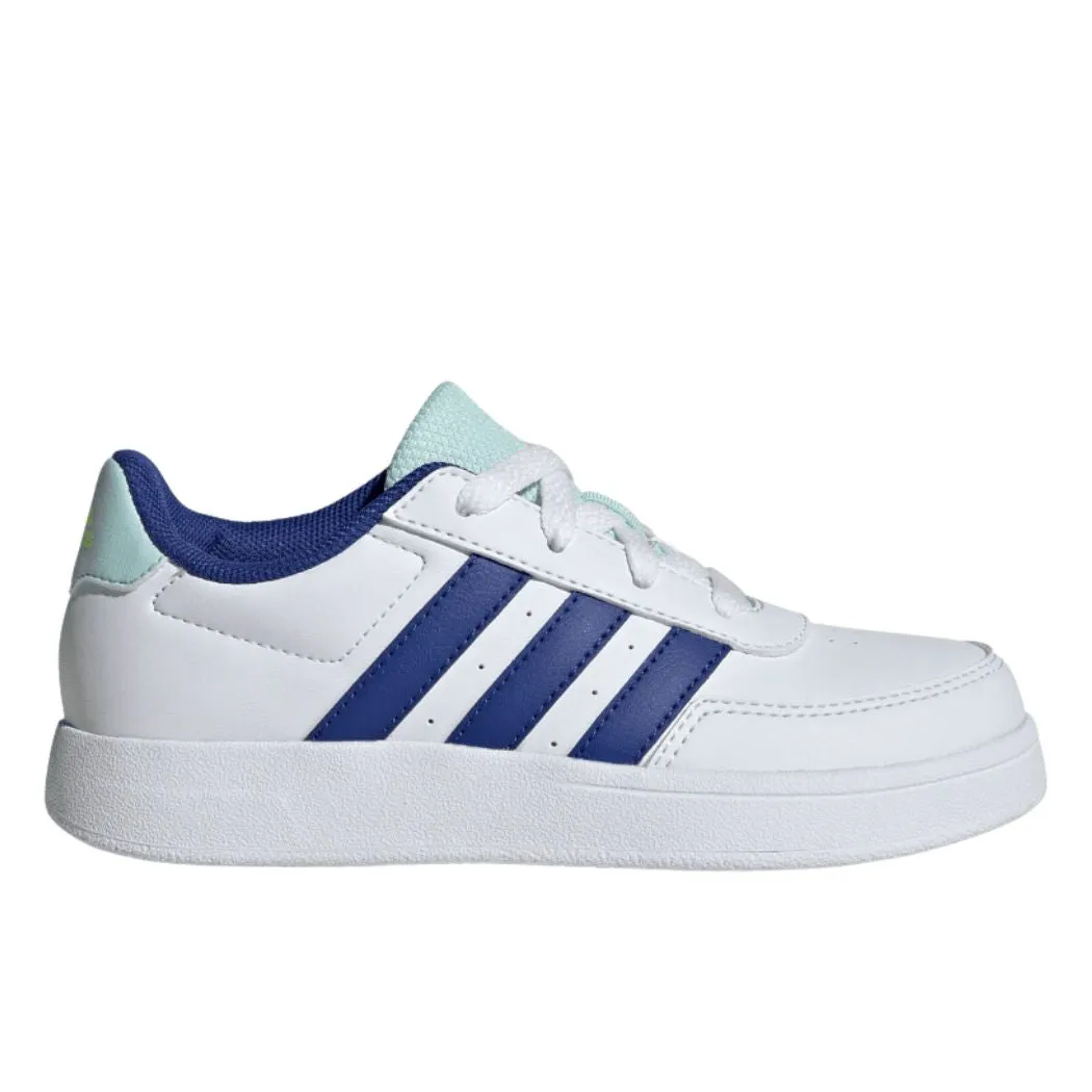 Shiny Tone Forest Path adidas Breaknet Lifestyle Court Lace Kids Shoes