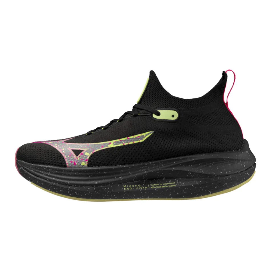 Vans Old Skool Mizuno Unisex Neo Vista Running Shoes in Black Silver/Pink Tetra AW24