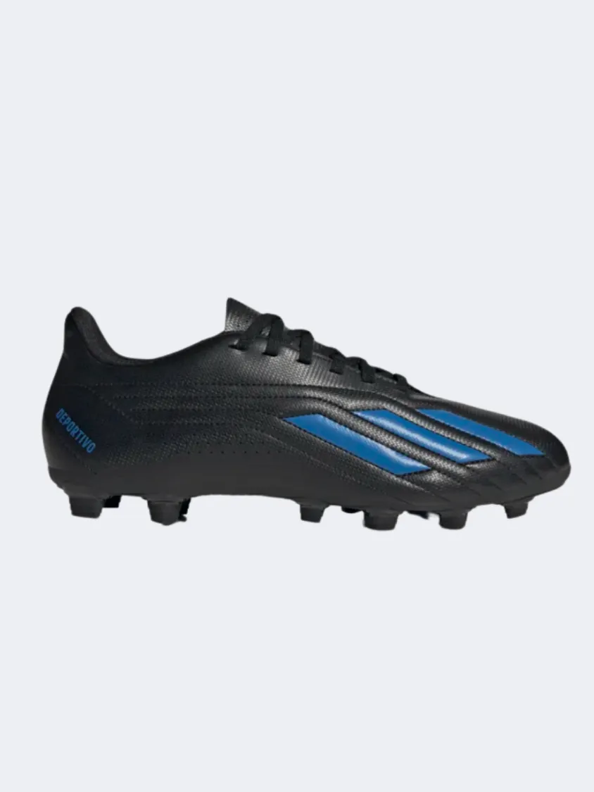 Limited Edition Adidas Deportivo Ii Men Football Shoes Black/Bright Royal