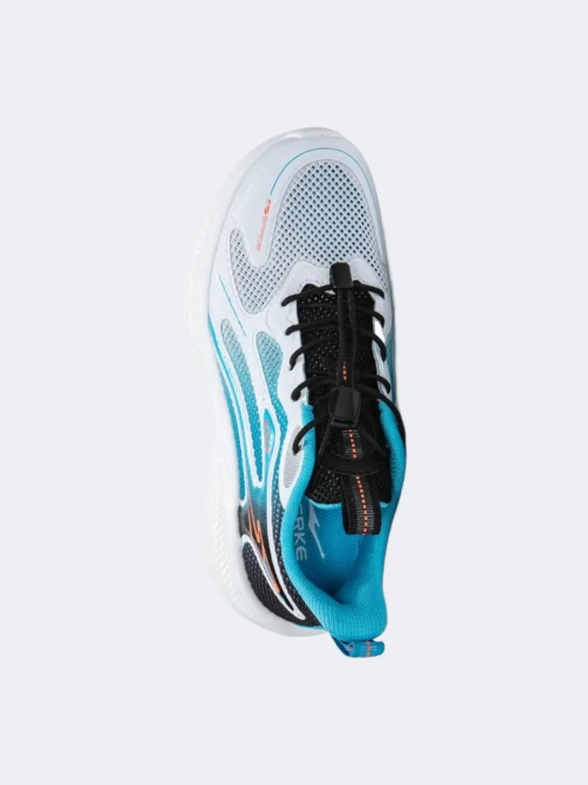 Erke Kids-Boys Running Shoes White/Blue/Black Active Day