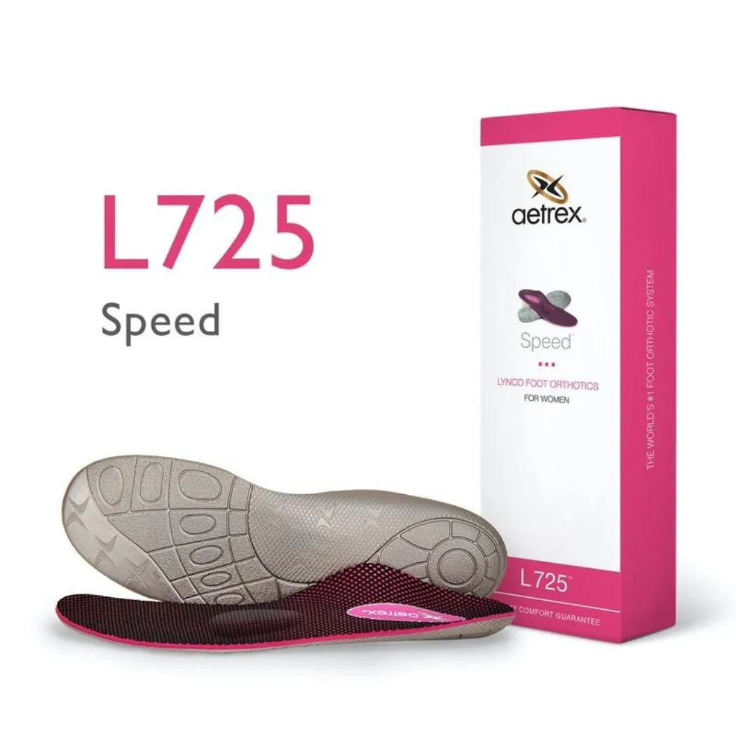 Fashion Glow aetrex L725W Women's Speed Ortho Support for Flat & Low Arches