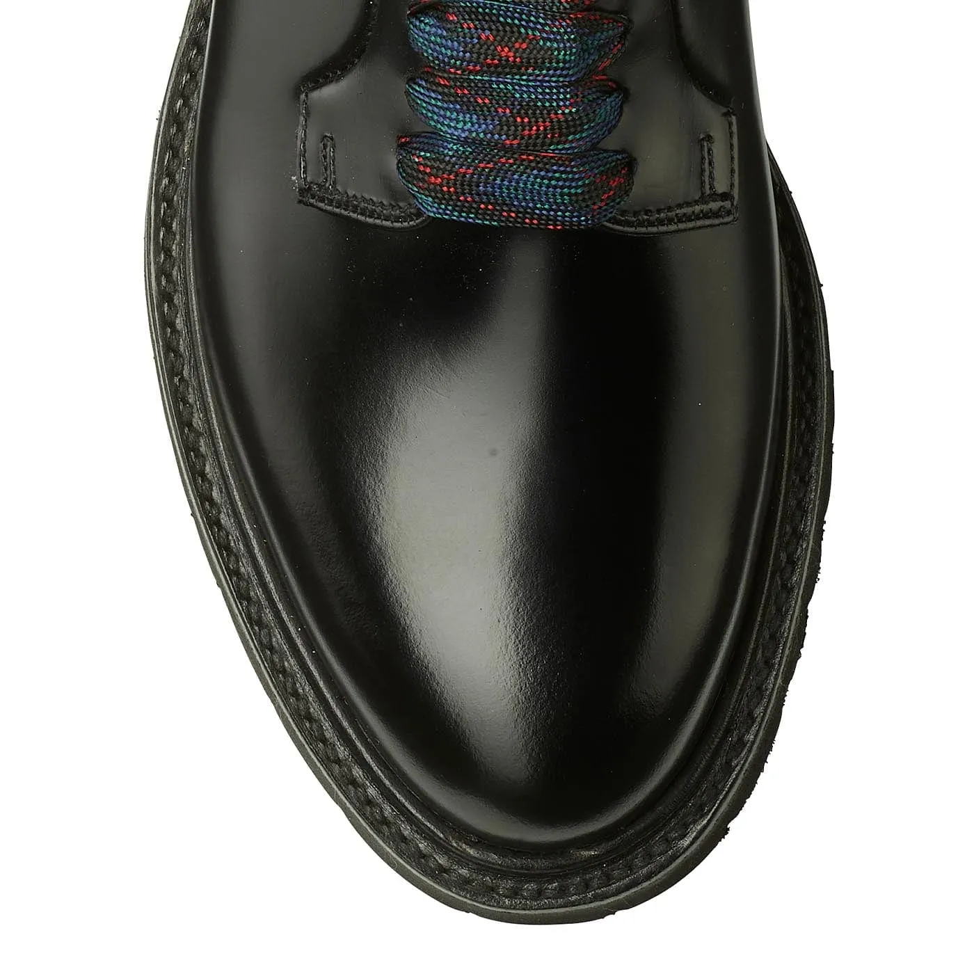 Amelia Black Cavalry Calf Style Fit Timeless City Style
