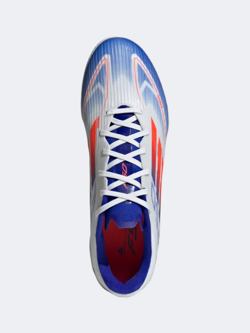 Adidas F50 League Tf Kids Football Shoes White/Red/Blue recreational - area shoes three - legged - race - path shoes
