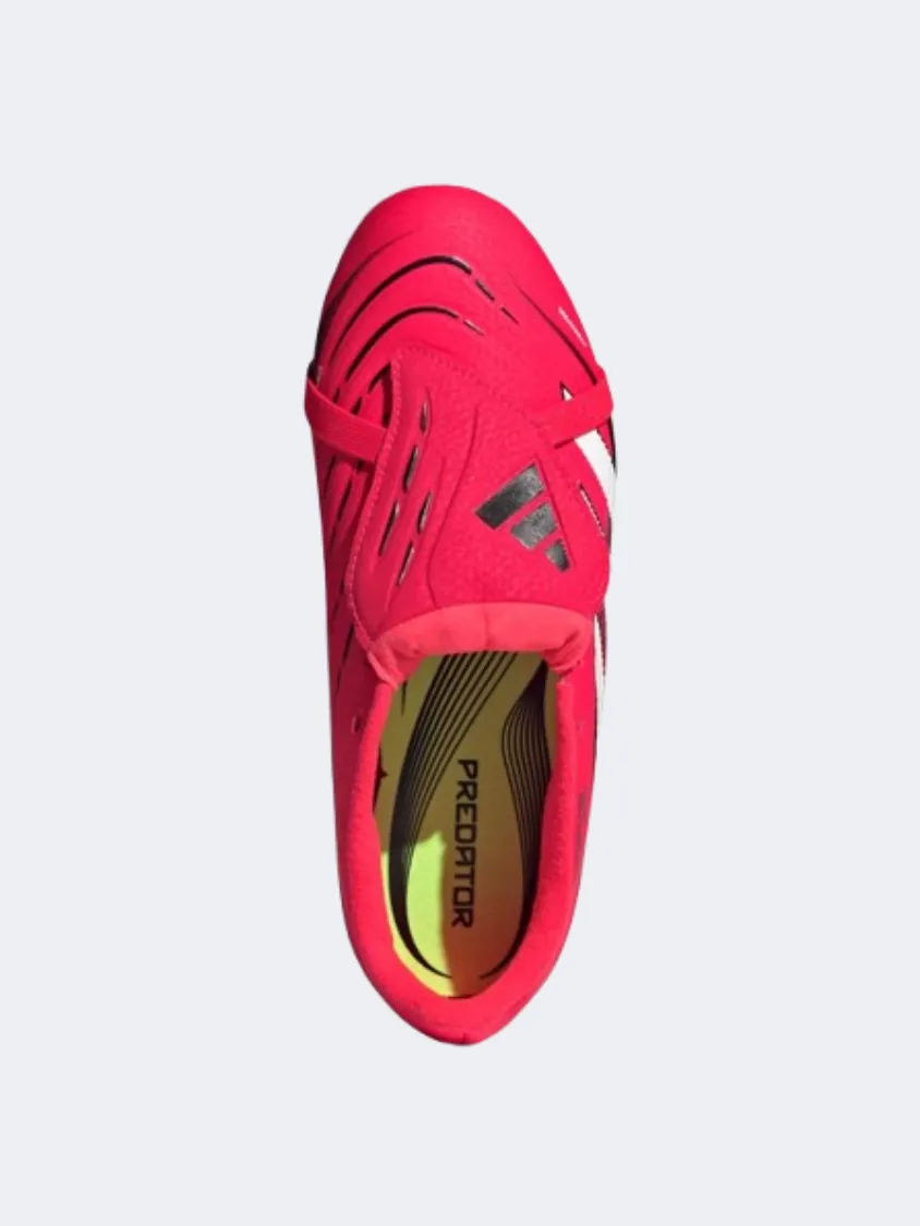 Adidas Predator League Fold Over Tongue Kids Football Shoes Red/White/Black Best Seller