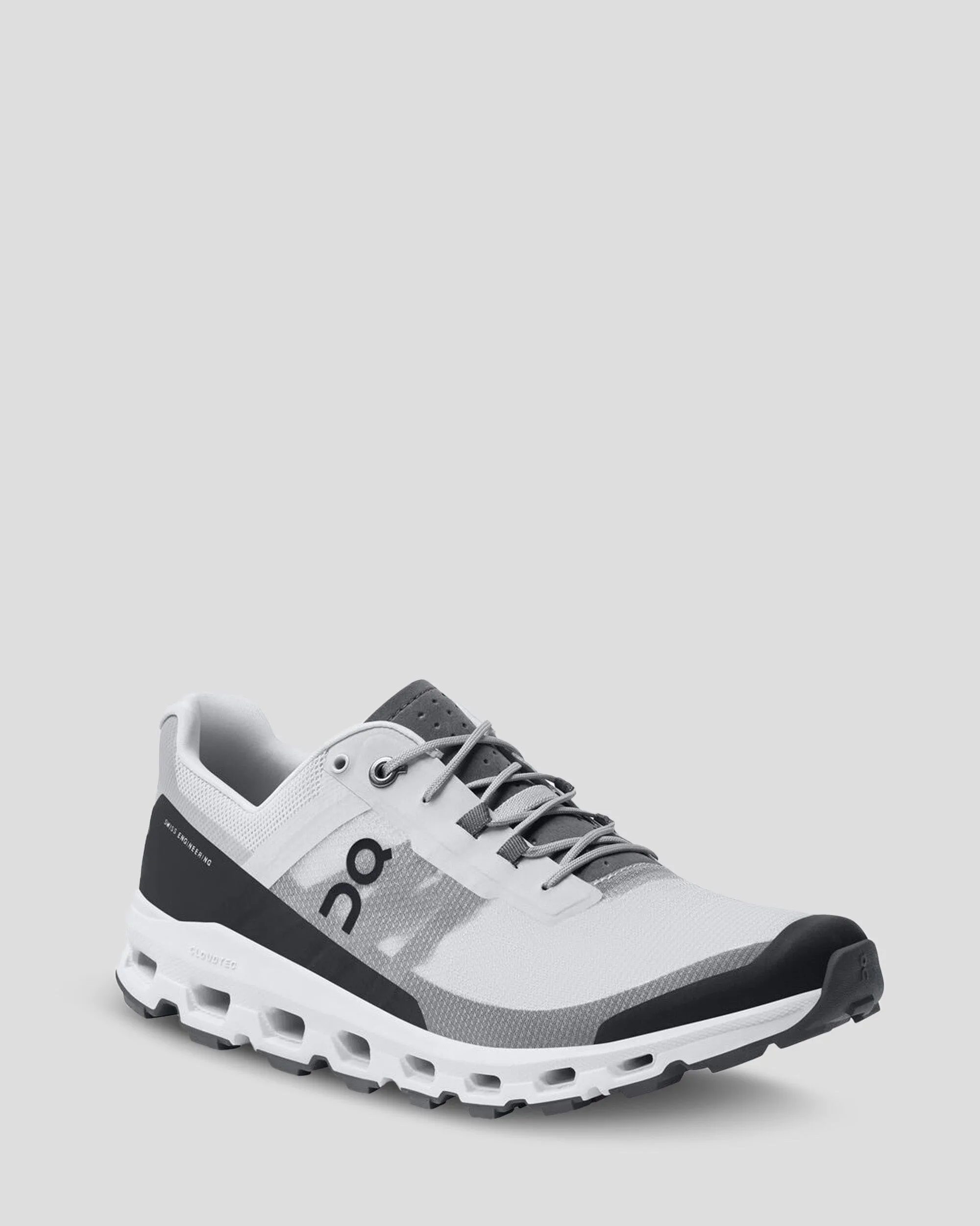 Stretch fit Men's On Cloudvista 2 Trail Running Shoes - Gracier/Eclipse