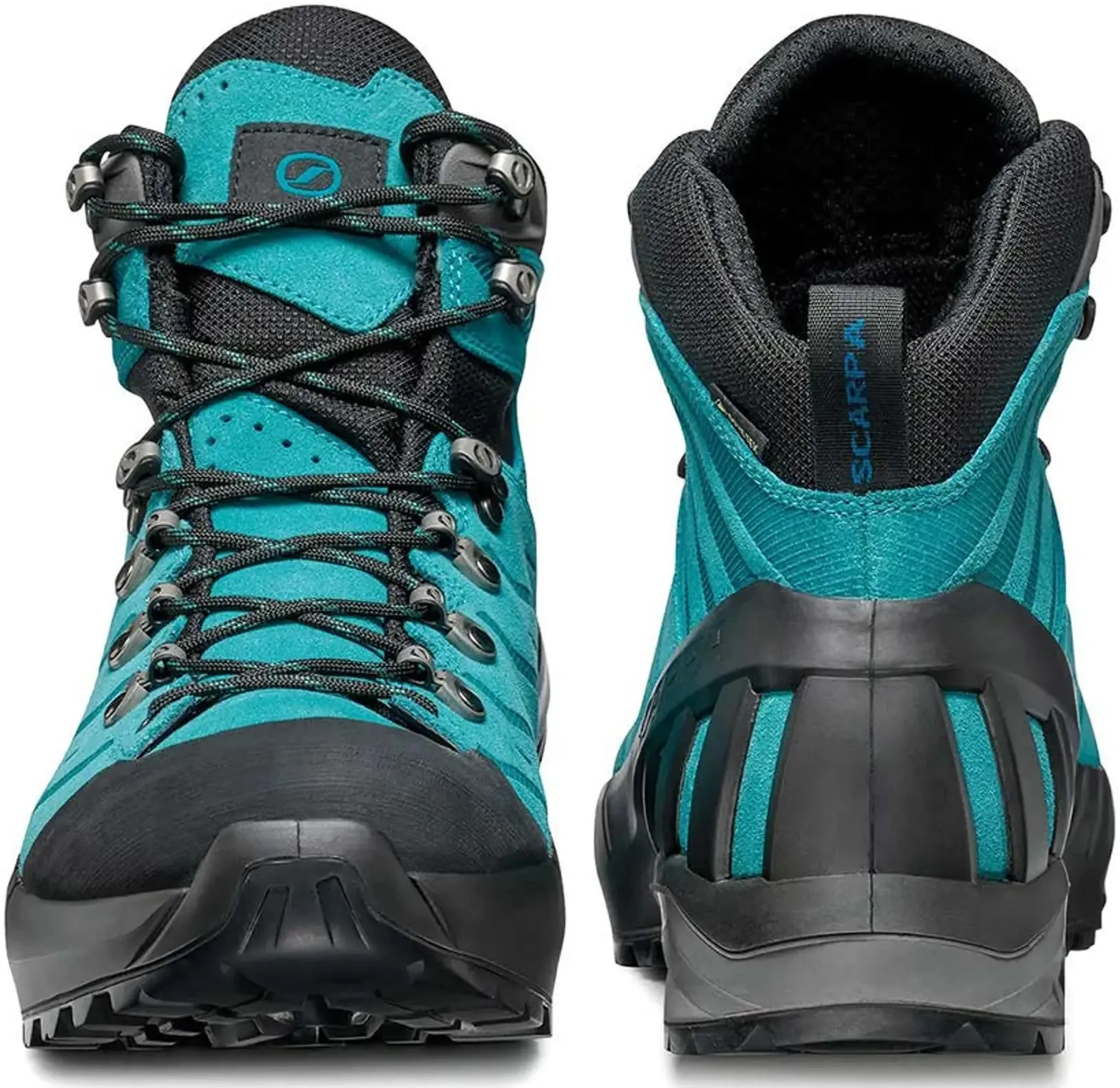 Synthetic Upper Heavy Load Scarpa Cyclone-S GORE-TEX Womens Walking Boots - Blue