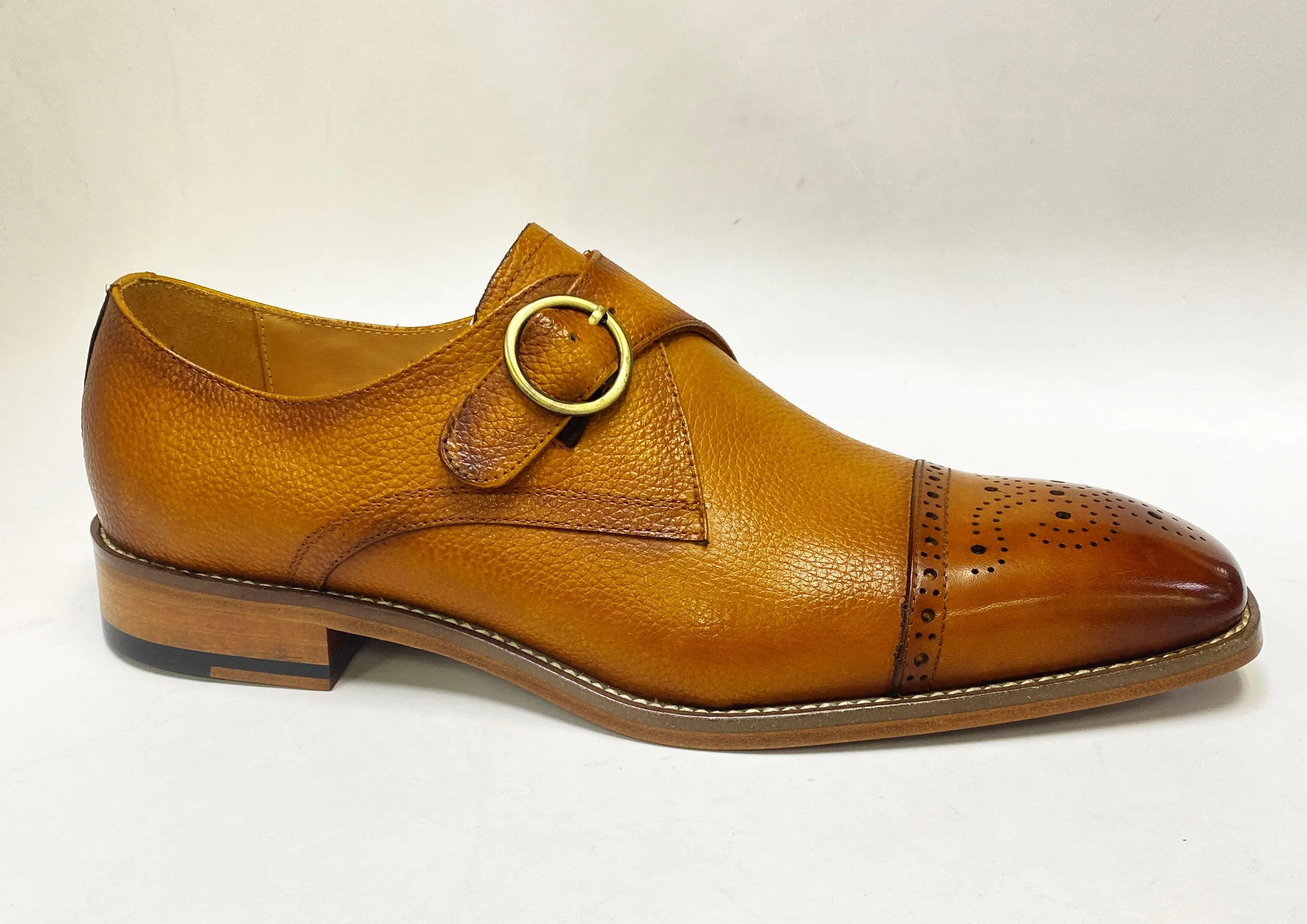 Style: 903-08E-Cognac Grip Sole Comfort Soles