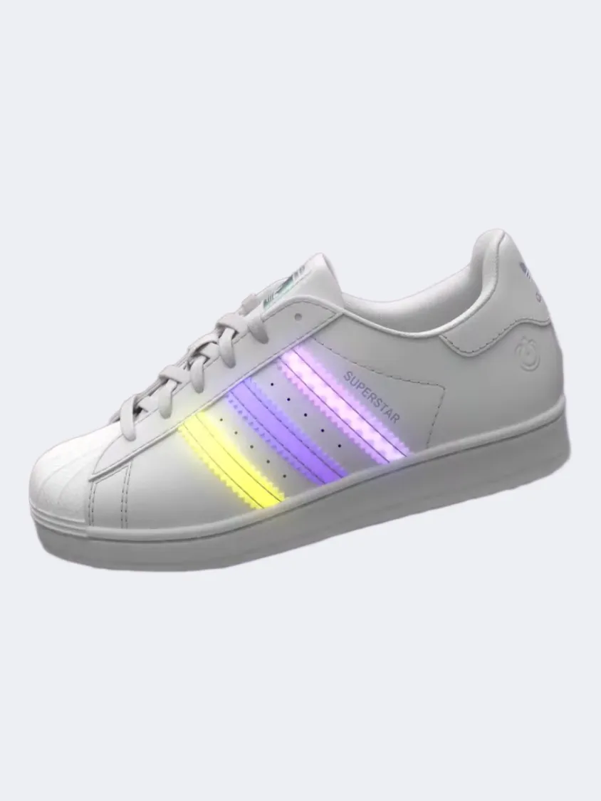 Swift Path Adidas Superstar Led Lights Ps-Girls Original Shoes Cloud White