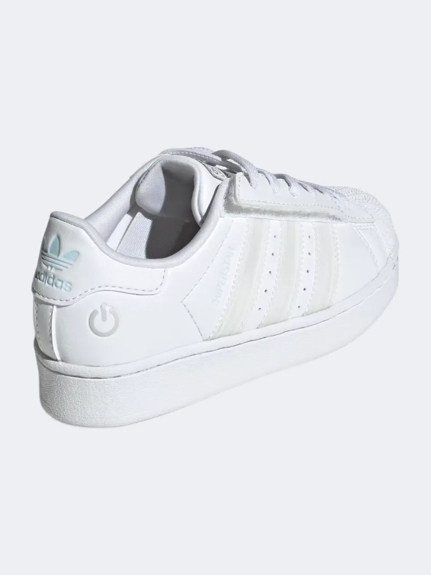Adidas Superstar Led Lights Ps-Girls Original Shoes Cloud White Flexibility Feature Sport Life