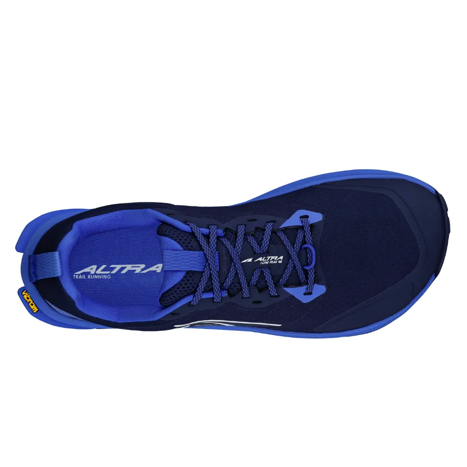 Slip   On Design Altra Men's Lone Peak 9  Trail Running Shoes in Dark Blue AW25