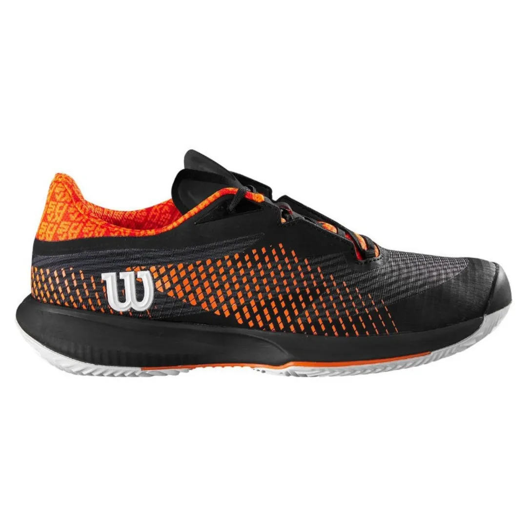 Wilson 2023 Kaos Swift 1.5 Men's Tennis Shoes - Black/Phantom/Shocking Orange Non Slip