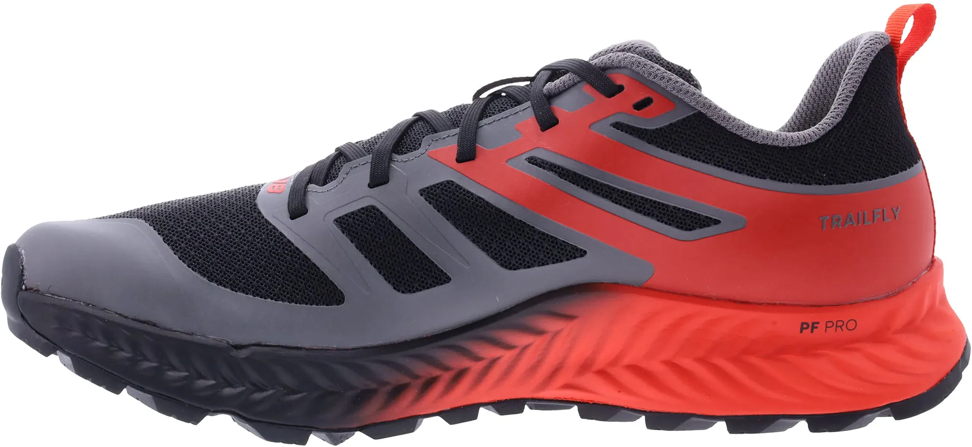 Inov8 TrailFly WIDE FIT Mens Trail Running Shoes - Black Anti Slip Outdoor Fitness