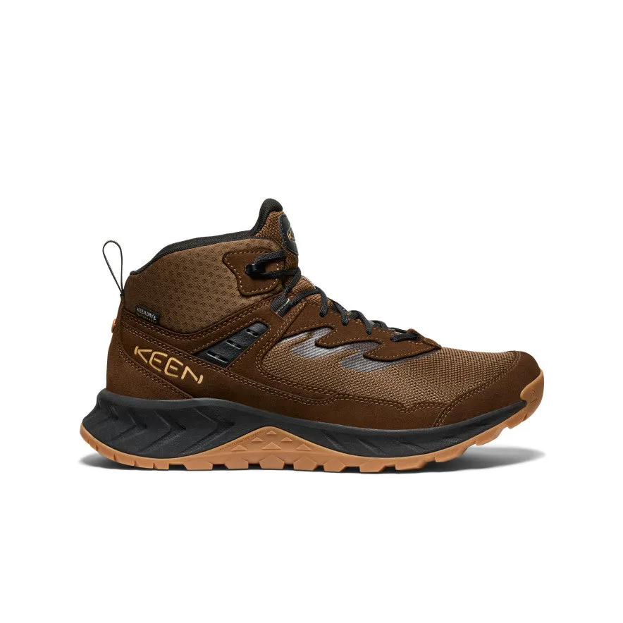 Men's Hightrail Waterproof Hiking Boot  |  Dark Earth/Oak Buff Performance Ease Soft Collar