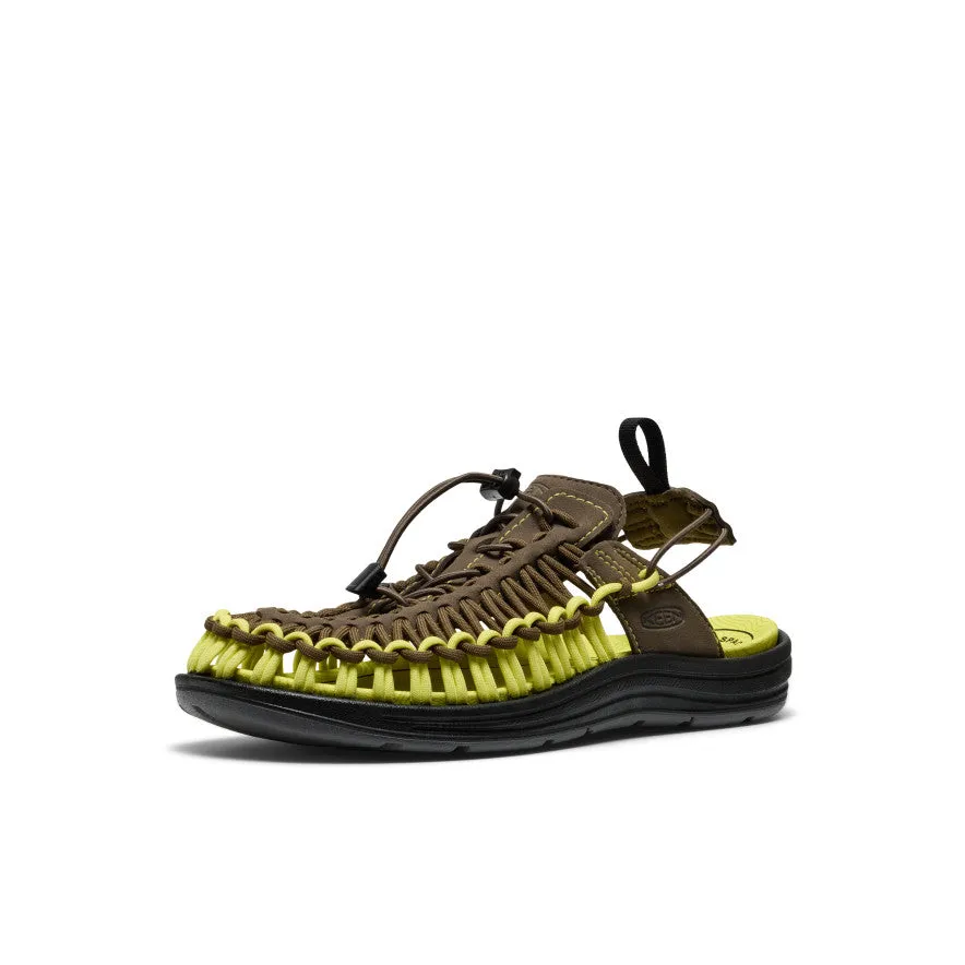 All Gender UNEEK II Convertible Metalwood  |  Metalwood Limeade Elastic laces