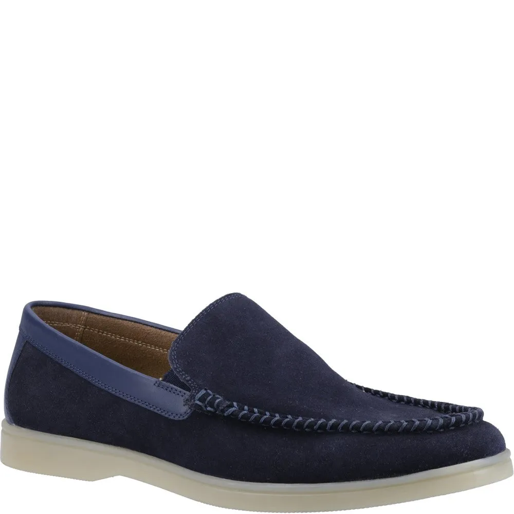 Navy Leon Slip On Shoes Guard Path Soft Cushioning