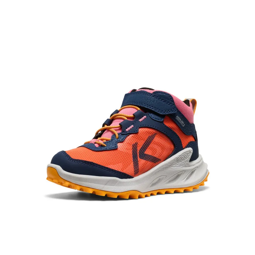 Quick Step Stretchable Little Kids' Zionic Waterproof Hiker  |  Naval Academy/Nasturtium